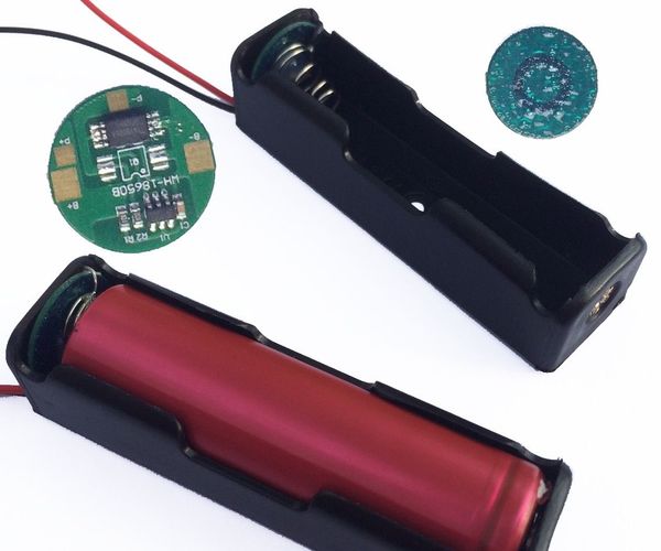 DIY Protected Lithium Battery Holder