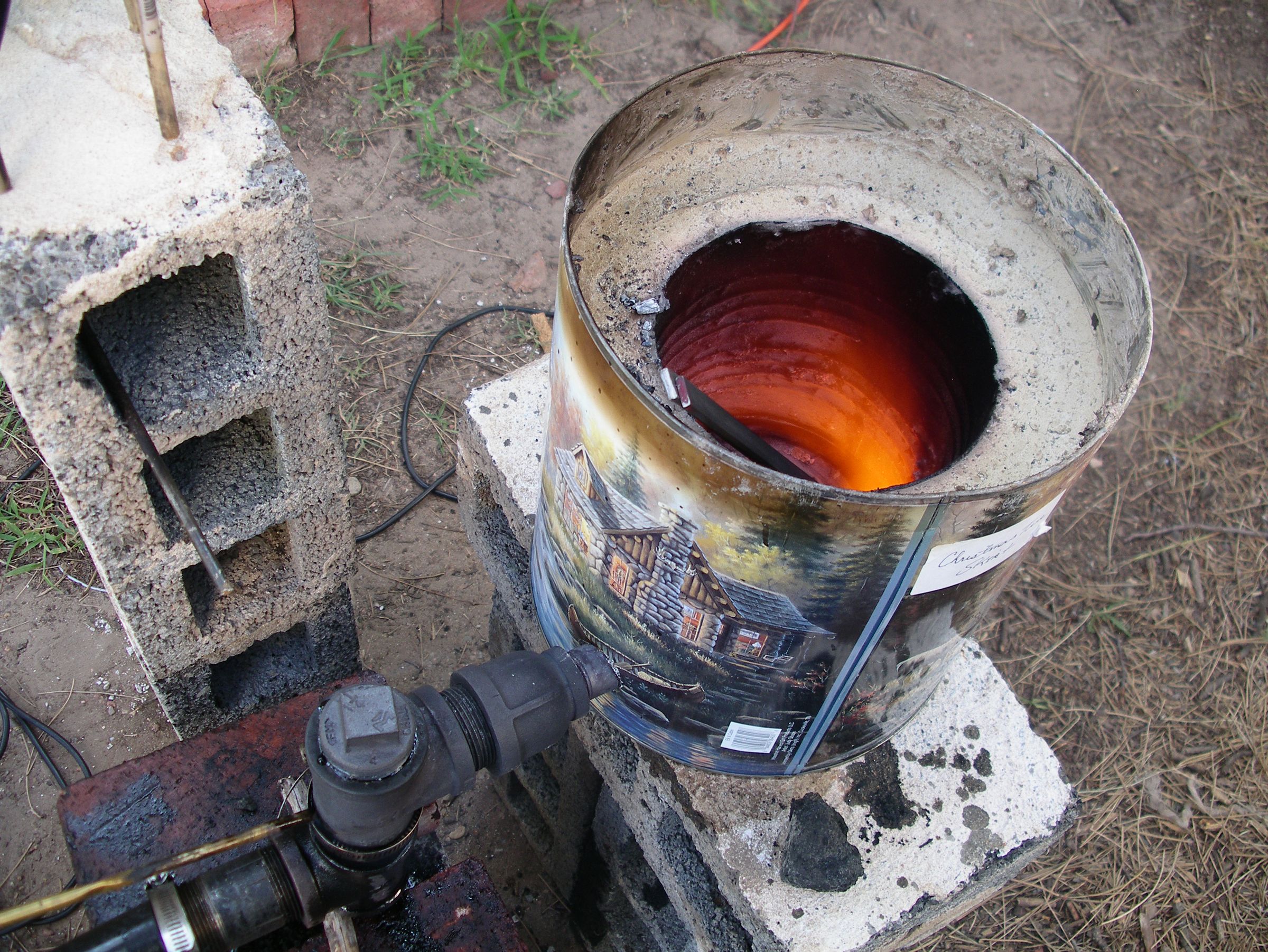 Waste-Oil Forge and Foundry : 5 Steps - Instructables