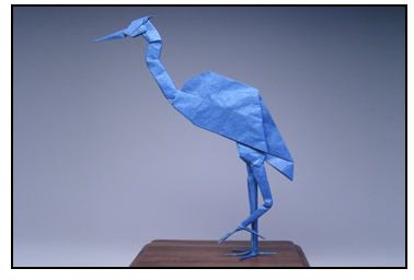 Origami Daily - 223: Heron - TCGames [HD]