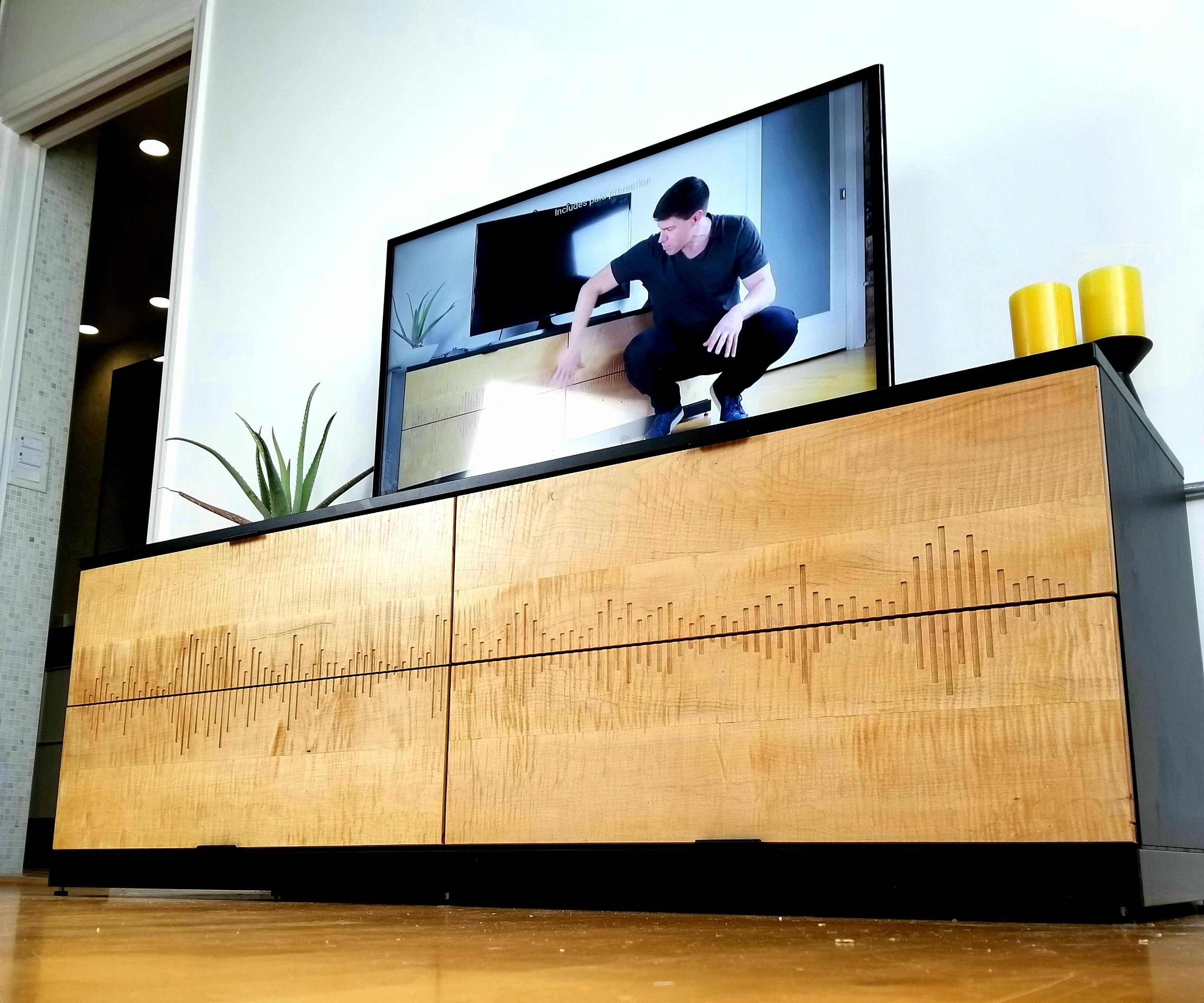 "Soundwave" CNC Ikea Hack Dresser / Media Center