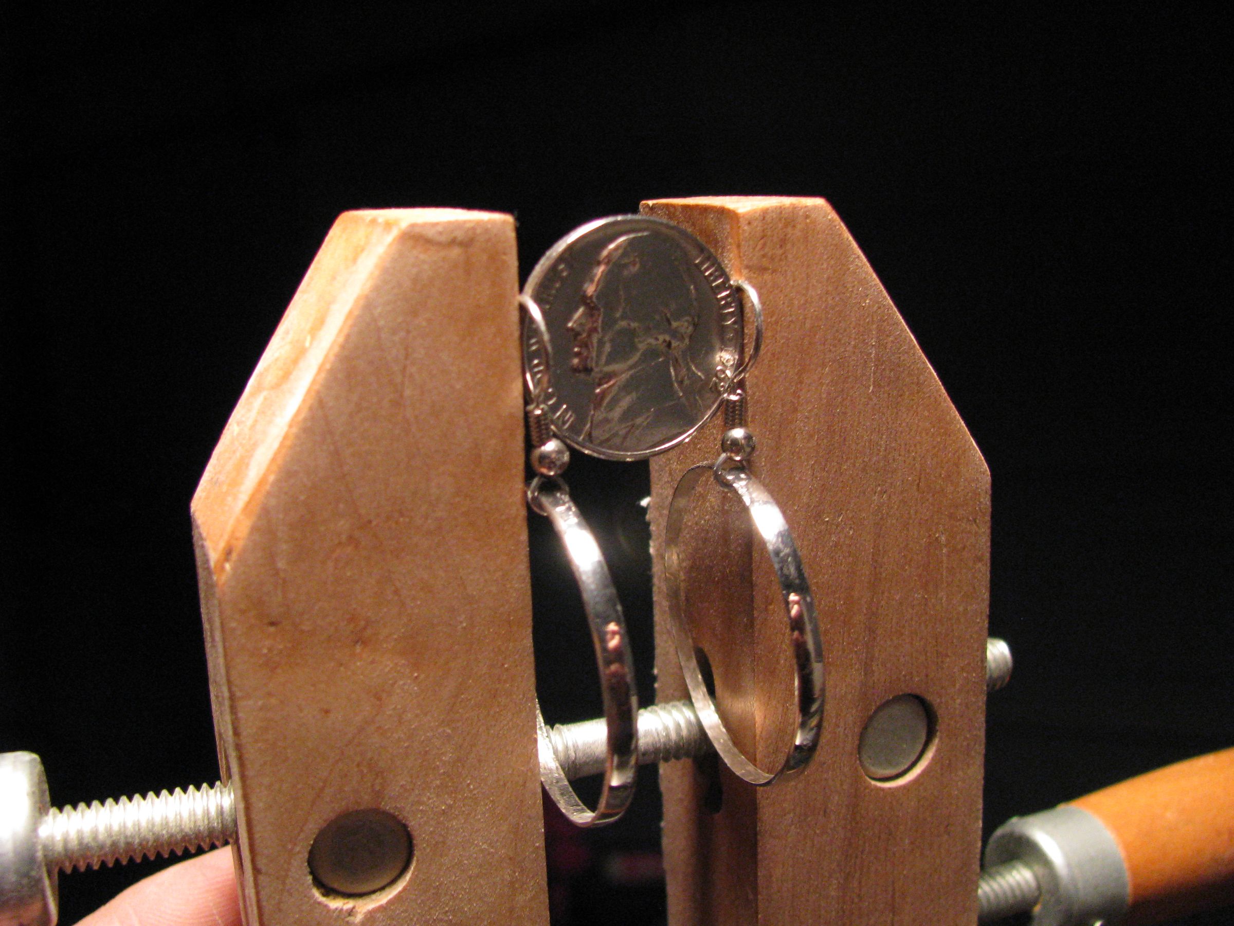 Five Cent Hoop Earrings