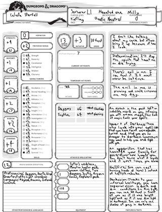 Dnd Character Tutorial Creating A 5E Character _ D&D 5E Character Sheet – EPYUPT