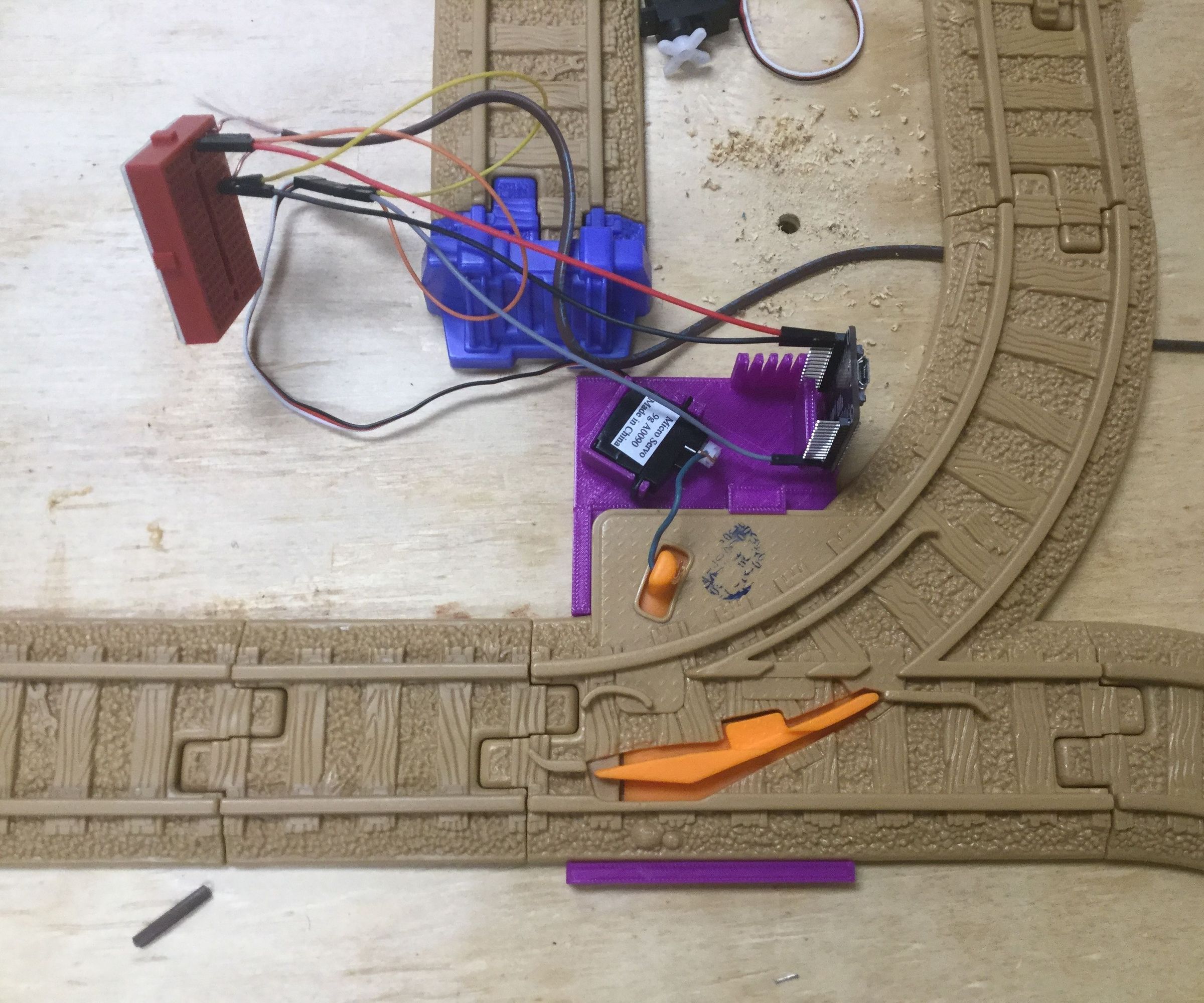 3D Printing Track Switch Board