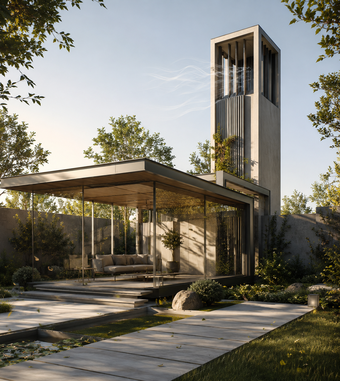 Gazebo With Natural Cool Air