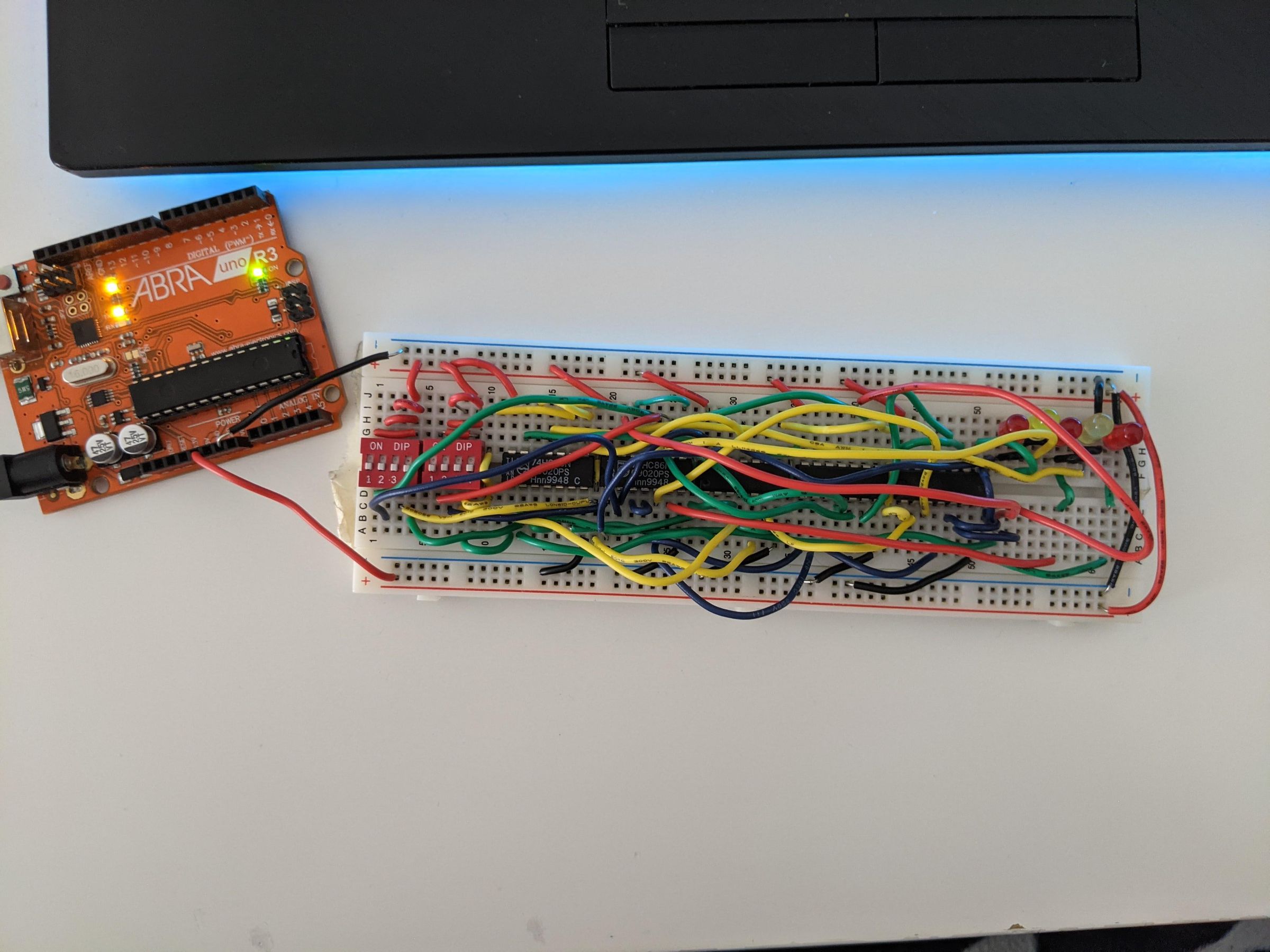 4 Bit Adder 3 Steps Instructables