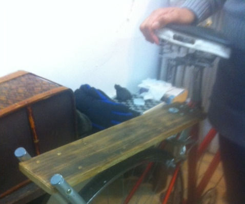 6-buck Bicycle Rear Rack From Repurposed Materials