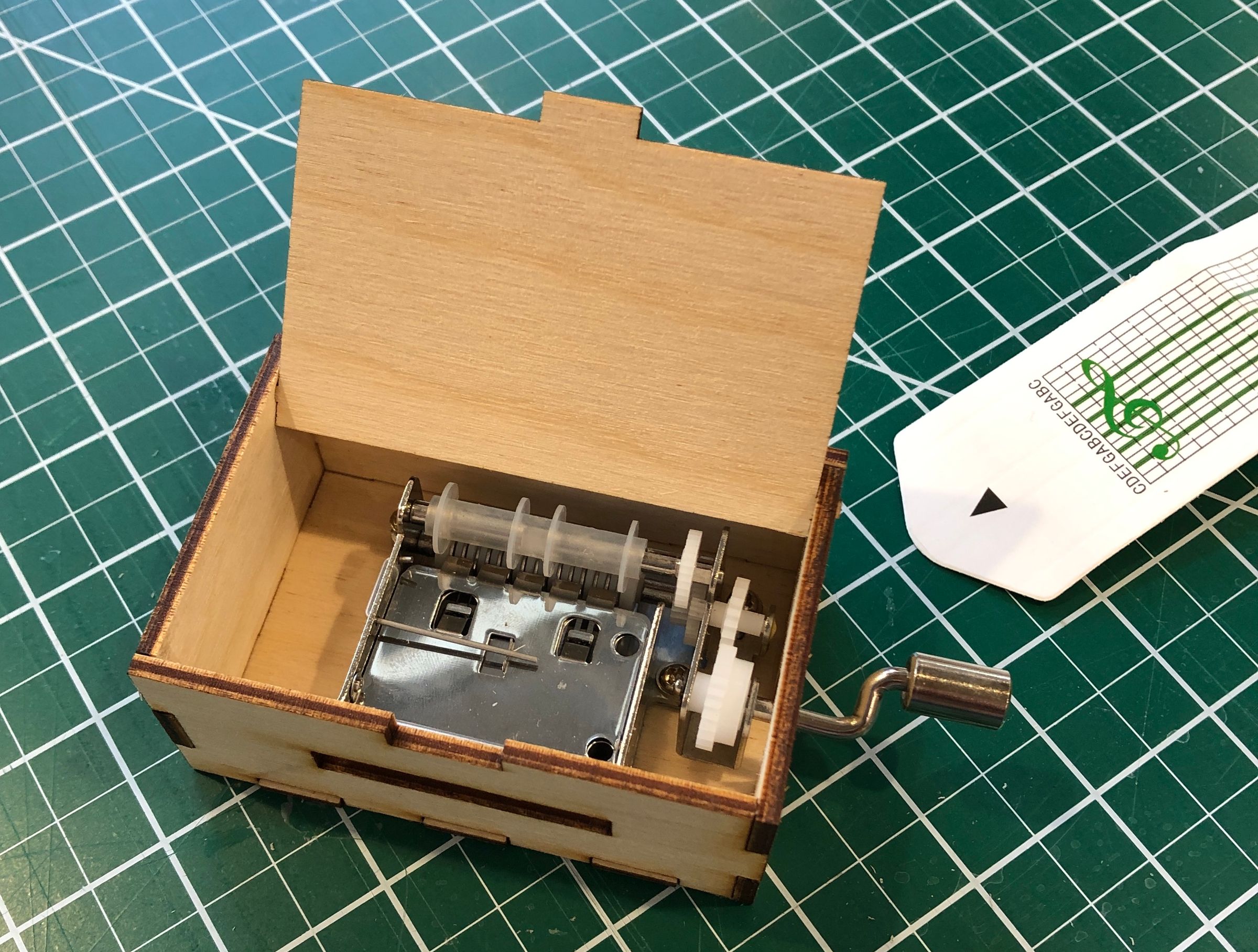 Laser Cut Music Box for Custom Composition 6 Steps Instructables