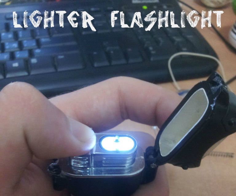 A Turbo Lighter Into a Flashlight