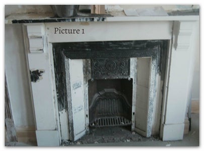 Up From the Ashes a Mantle Piece Renovation