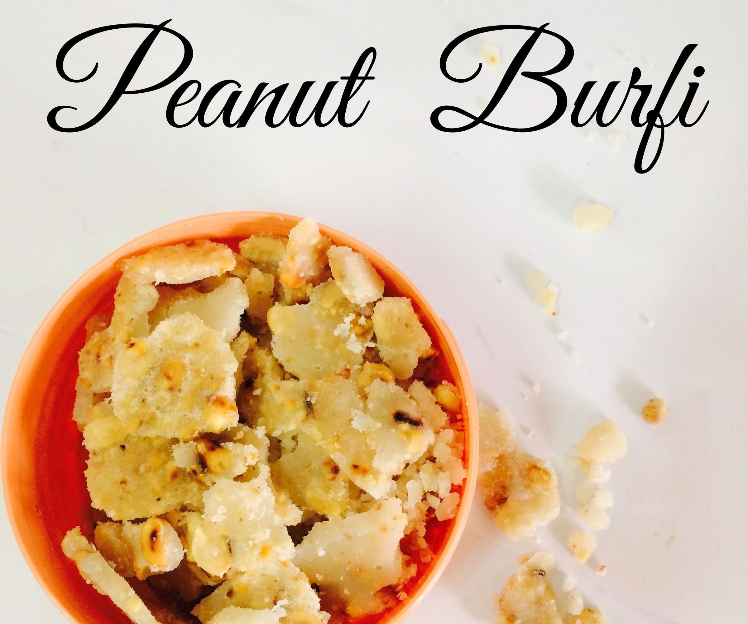 Peanut Burfi