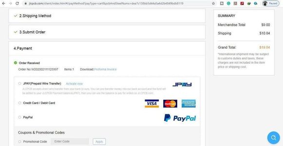 Select Shipping Address and Payment Mode