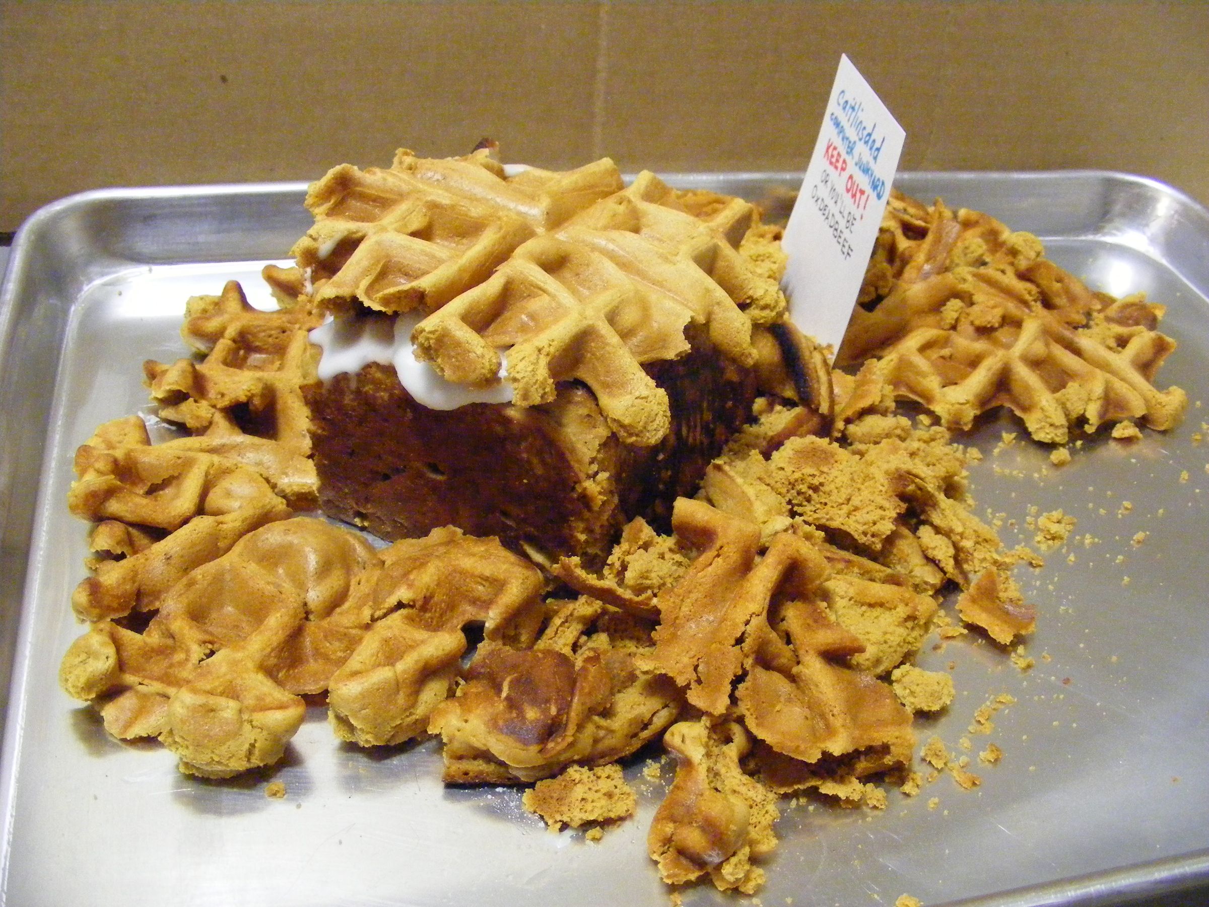 Gingerbread Pancake and Waffle House (Kiteman's Shed) (with Pictures