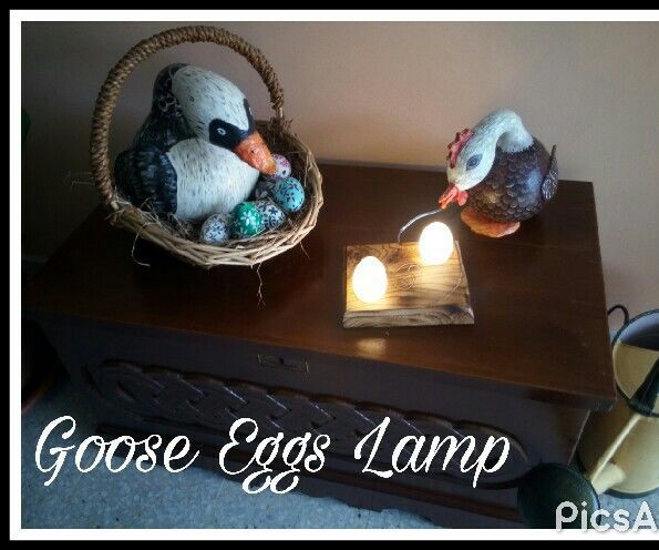 Goose Eggs Lamp, How to Make