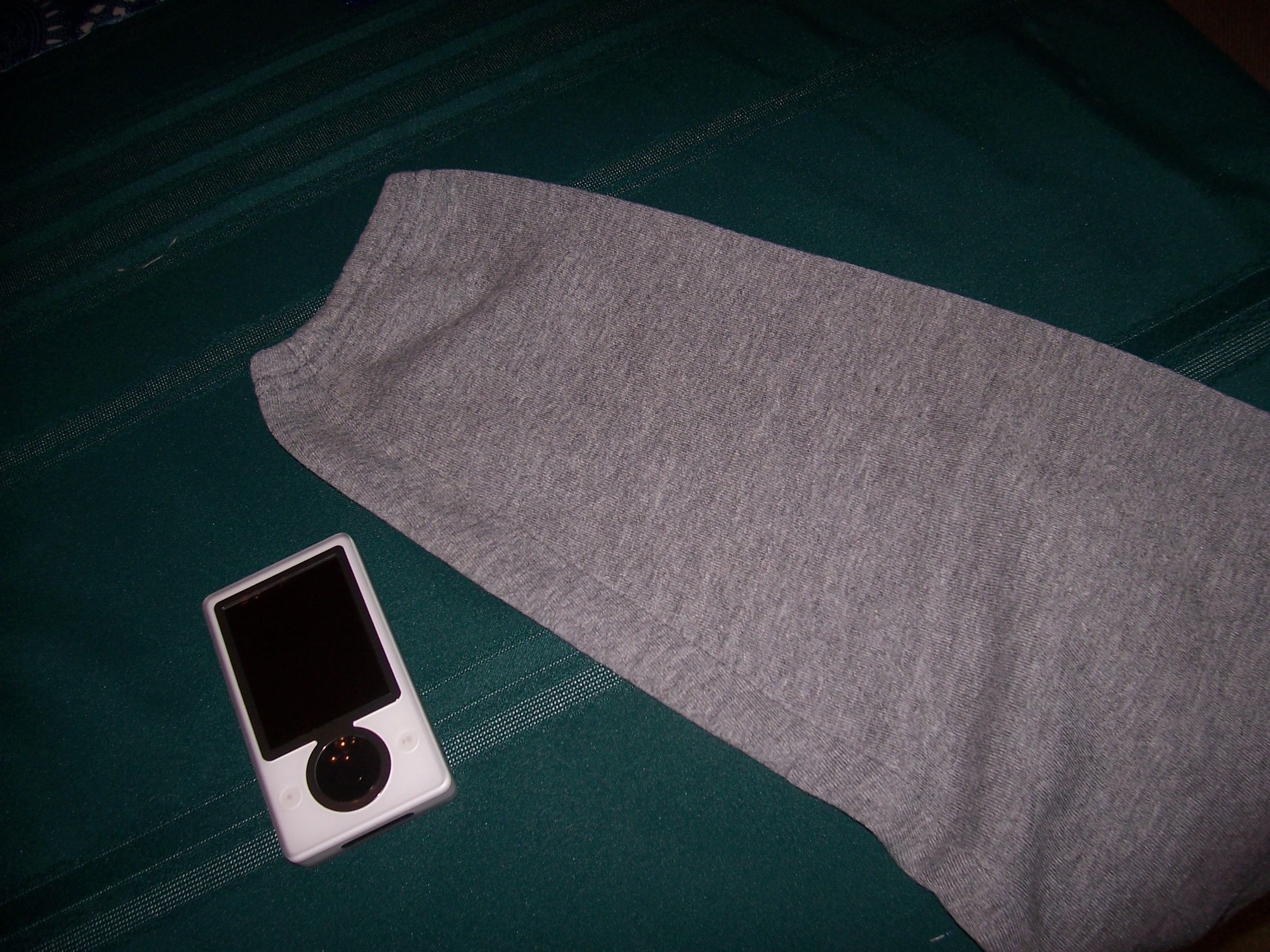 Mp3 Sock Made Out of Old Sweatpants