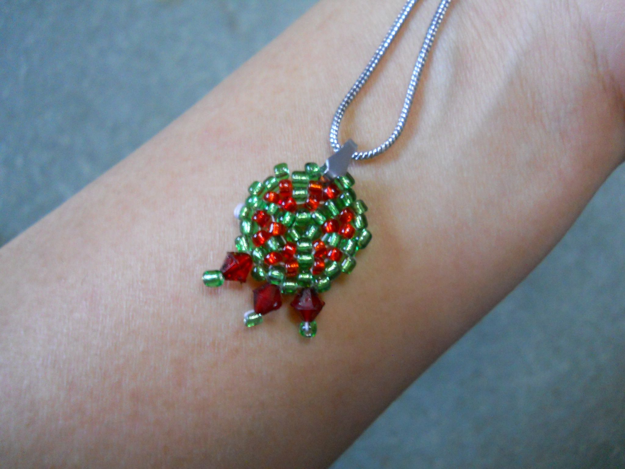 Simple Beaded Pendant