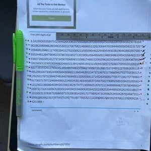 PI (π) Necklace: Color-coded 1000-digit Strand. : 3 Steps (with ...