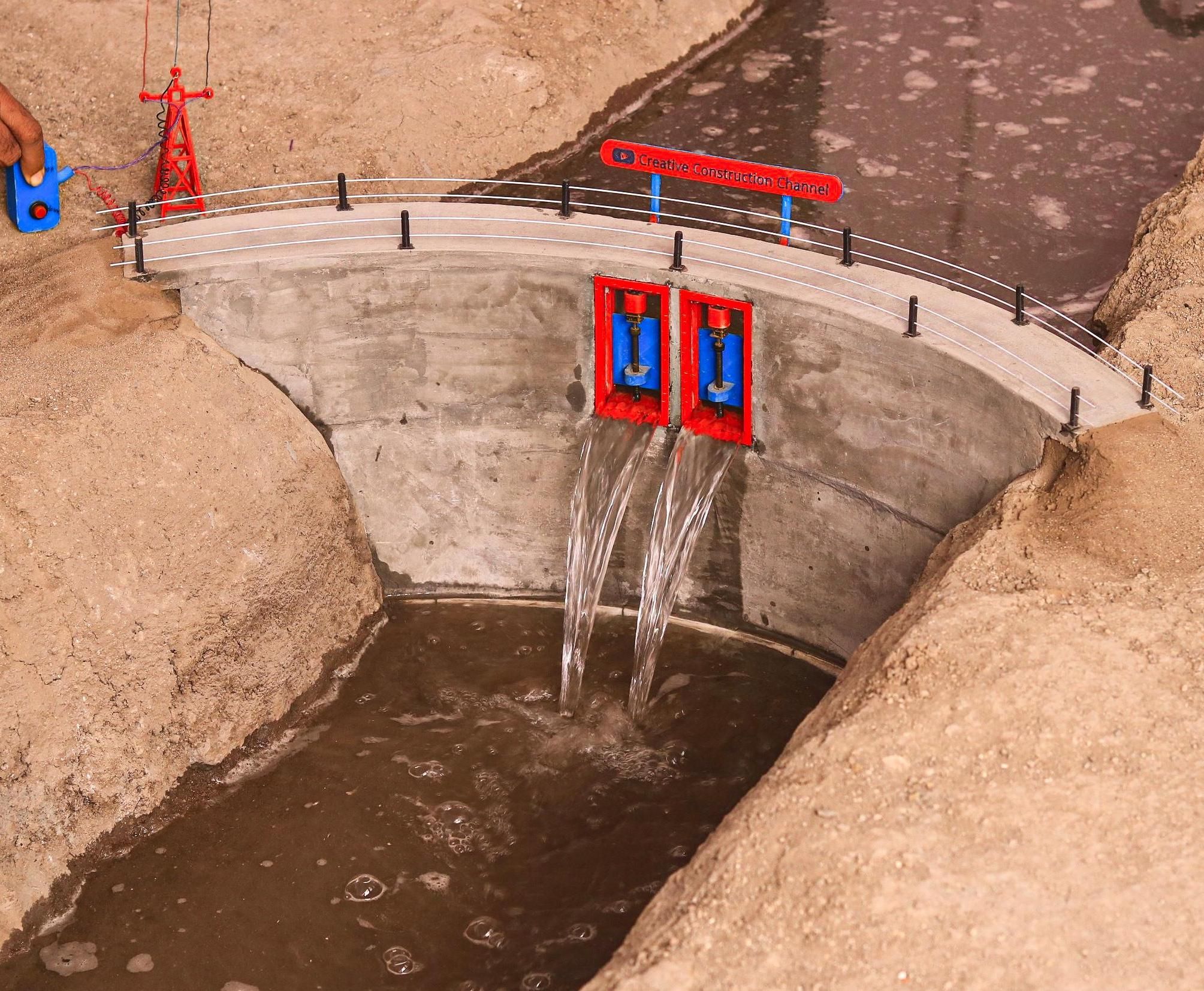 Miniature Concrete Hoover Dam