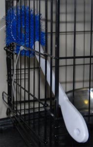 Clean Toilet Brush Use for Cat Scratching