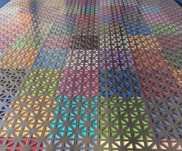 Decorative Art With Color Samples