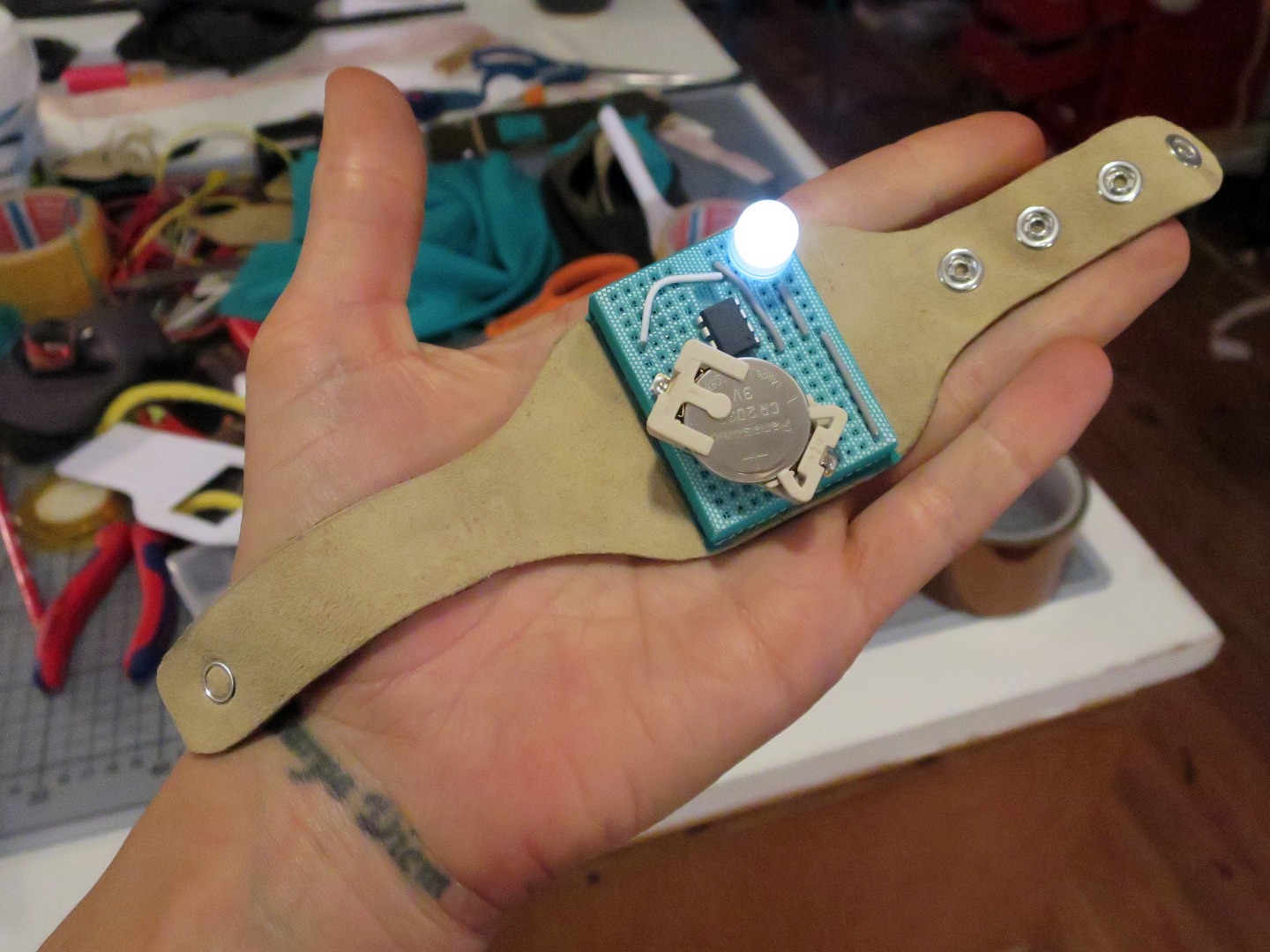 Pincushion Breadboard Bracelet 7 Steps (with Pictures) Instructables