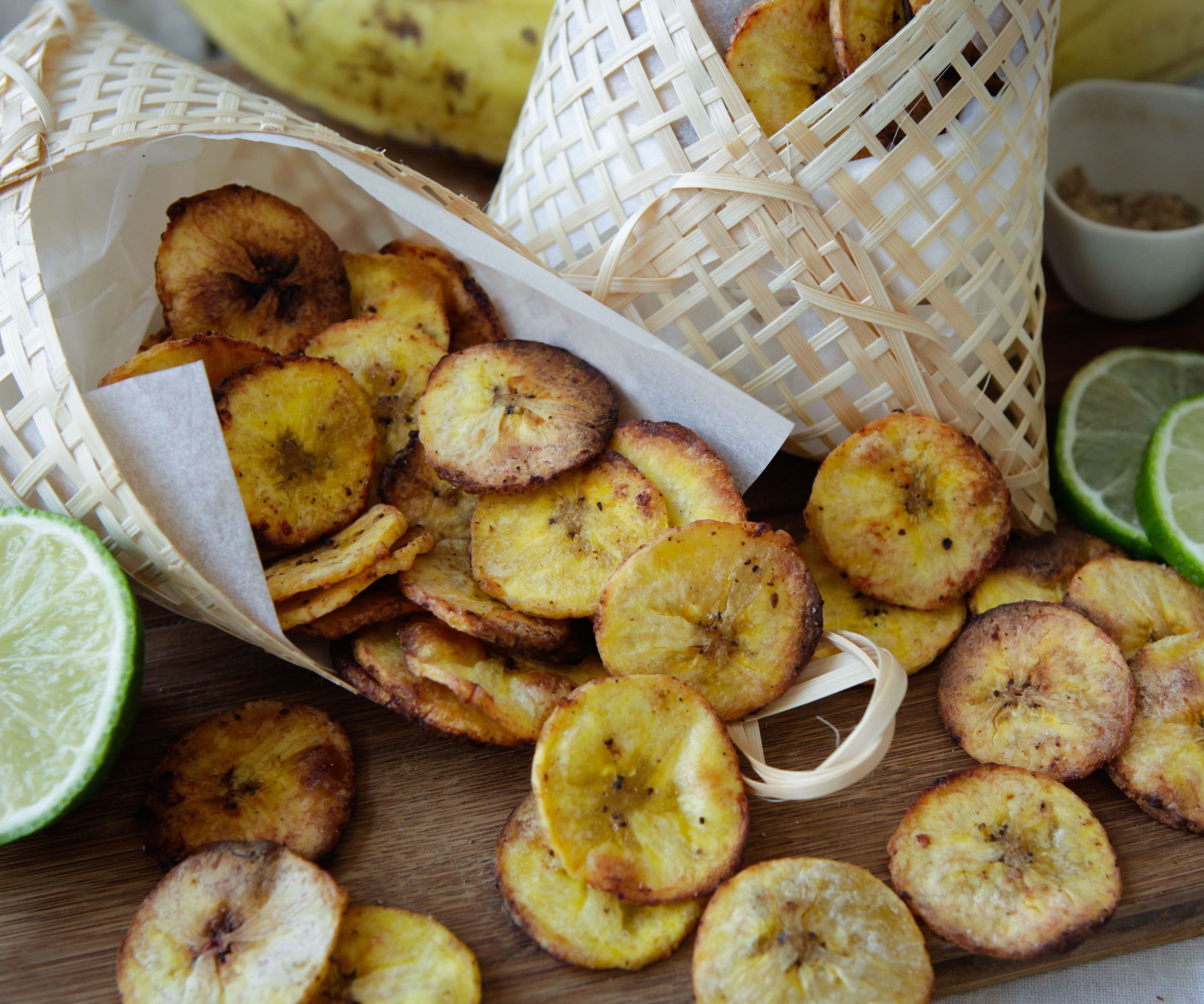 Crispy Baked Plantain Chips - 3 Delicious Flavours