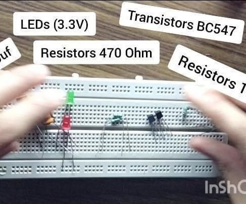 LED Flip-Flop Circuit