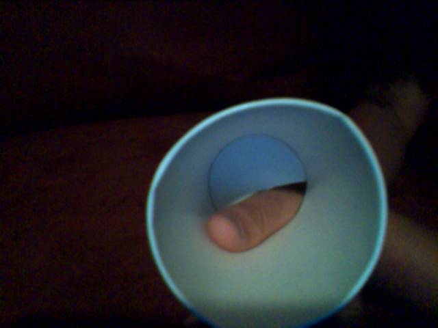 Thumb Through Cup Prank