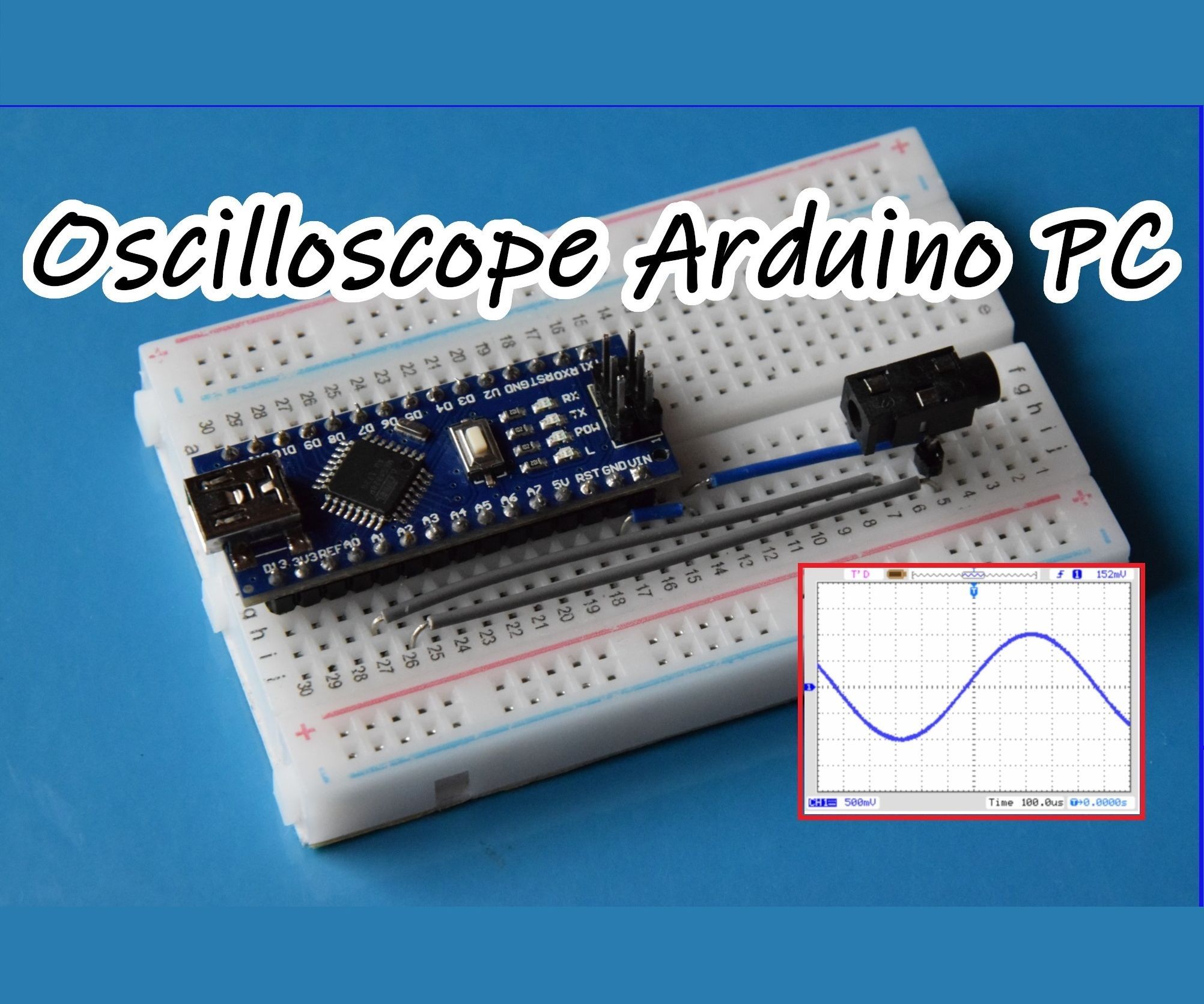 Oscilloscope 3channel on Arduino