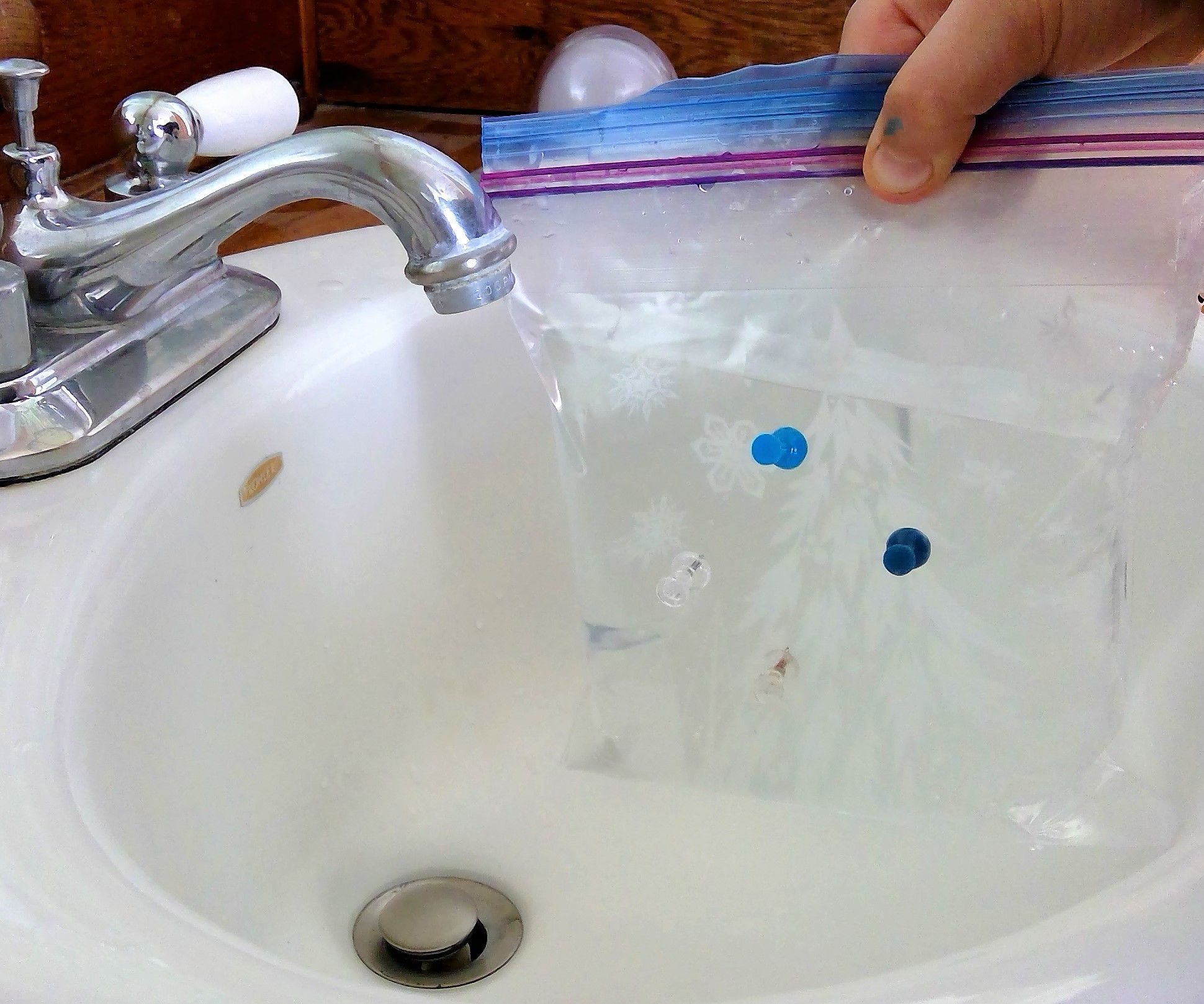 Watertight Bag Magic Trick