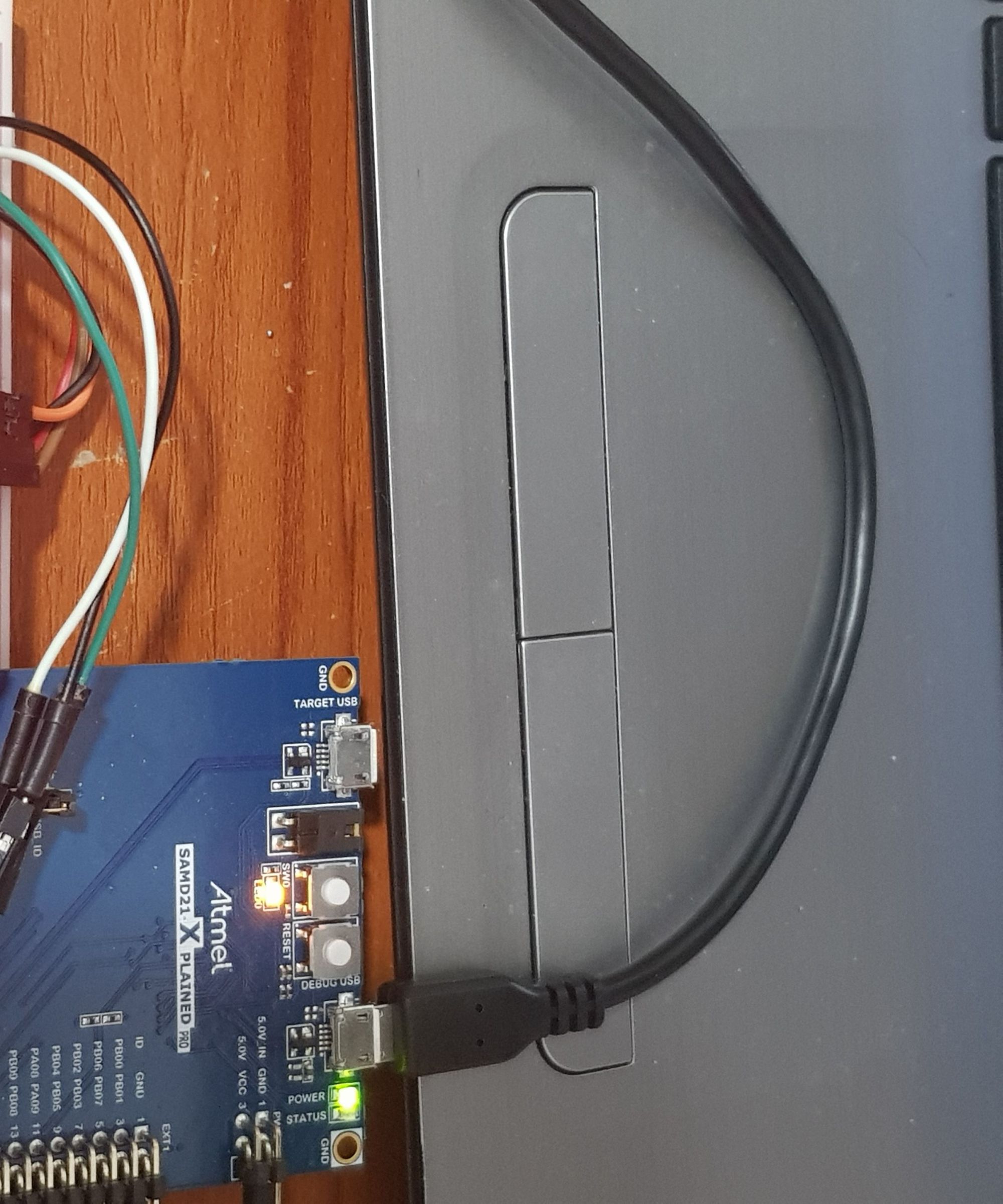 LM35 Temperature  Sensor With SAMD21 Xplained Pro  