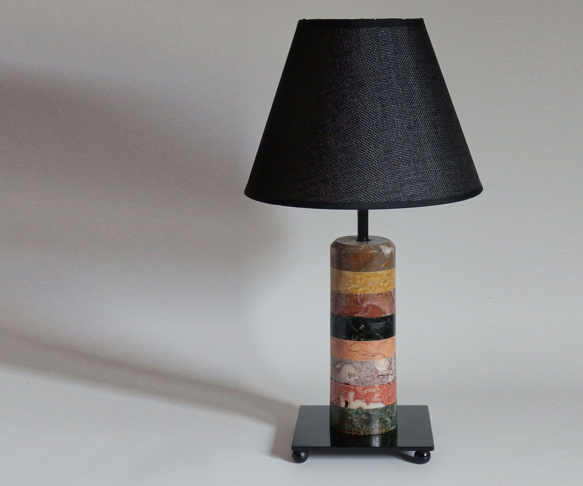 Rainbow Marble Table Lamp