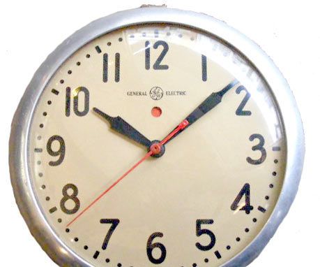 Adapt a Vintage Electric Wall Clock to a Battery Powered Movement Using the Original Clock Hands