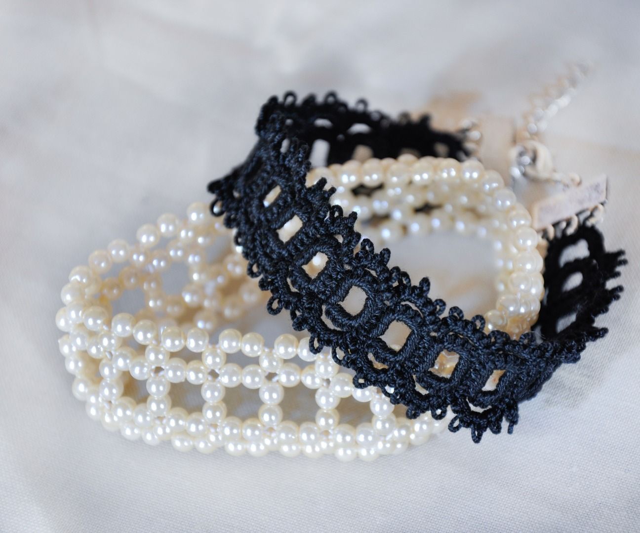 Tatted Square Border Bracelet