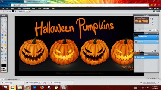 Adding Pumpkins + Making Background