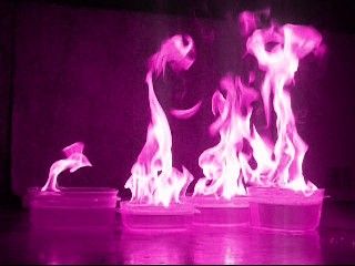 Huge Flaming Bubbles