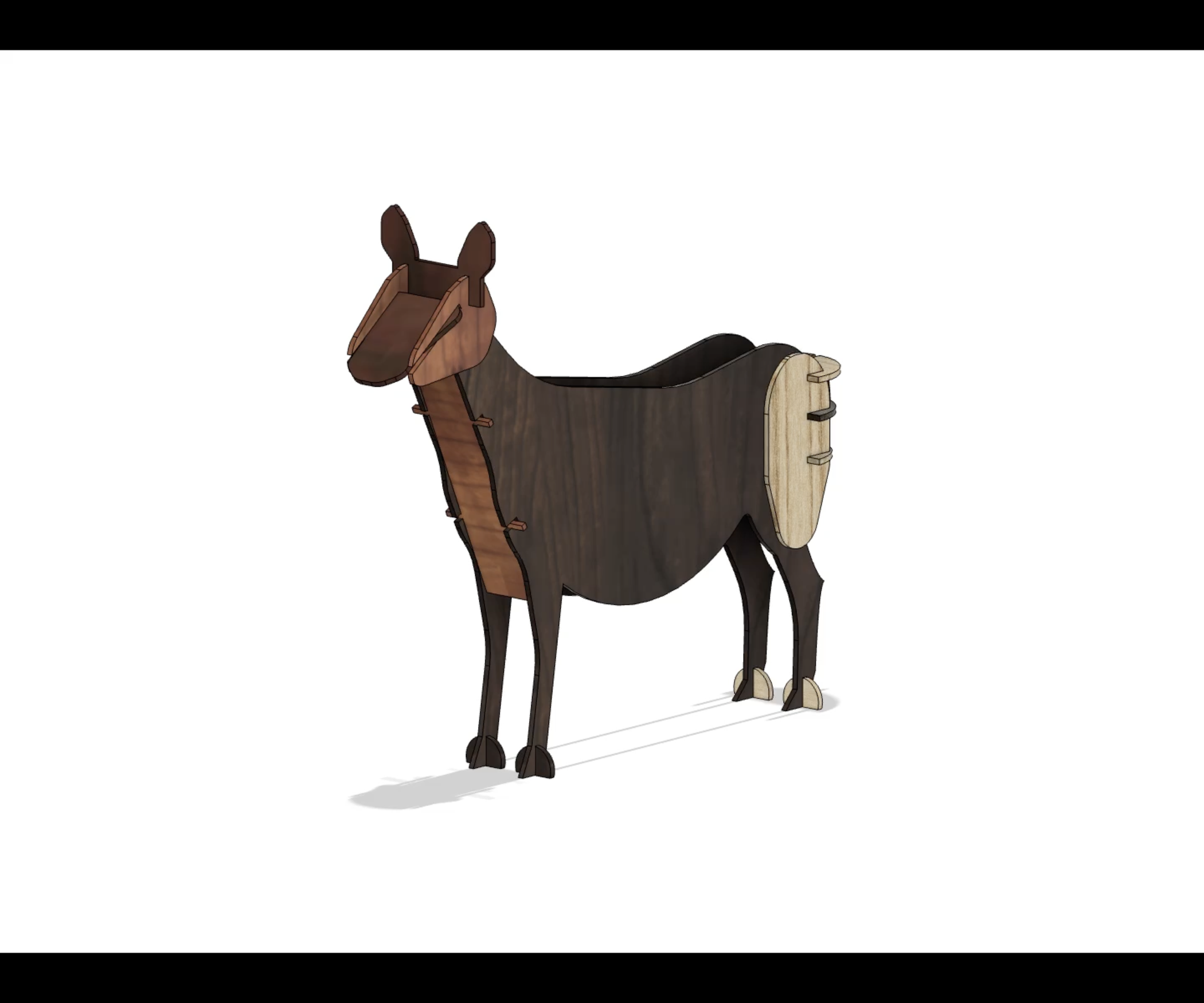 Press-Fit Kit: Okapi (Animal) : 6 Steps - Instructables