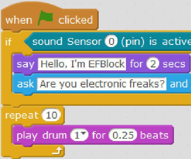 EFBlock--Elecfreaks Self-developed Pattern Programming Software