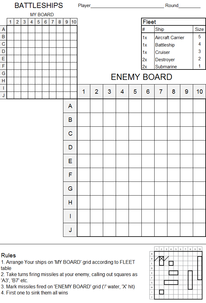 Pocket Battleship Book for Travelers