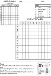 Pocket Battleship Book for Travelers