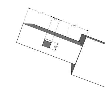 Tusk Mortises - Finish Center Rail