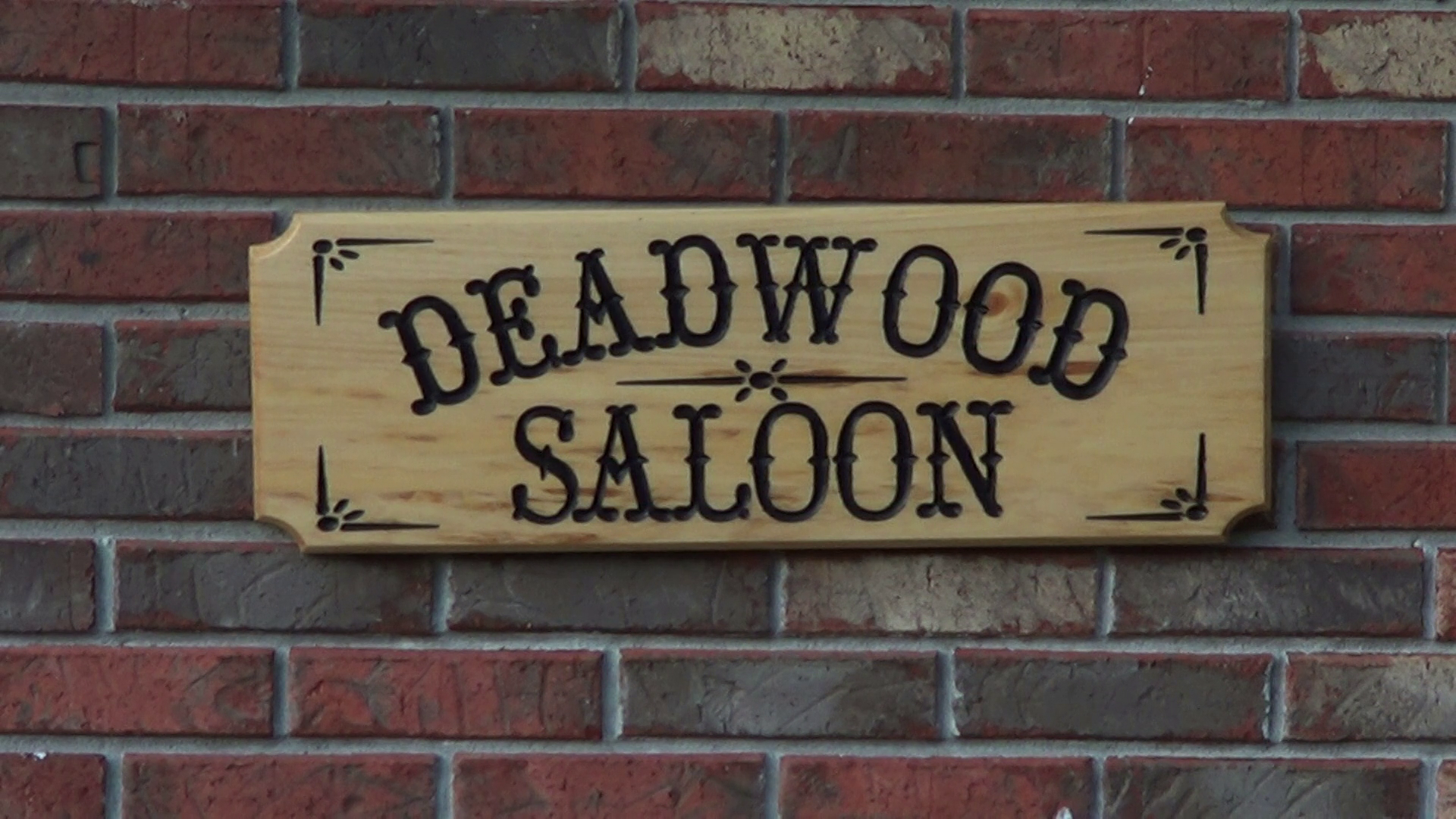 Deadwood Saloon Sign