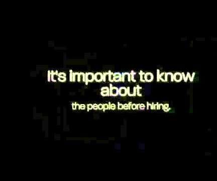 Employment Background Check