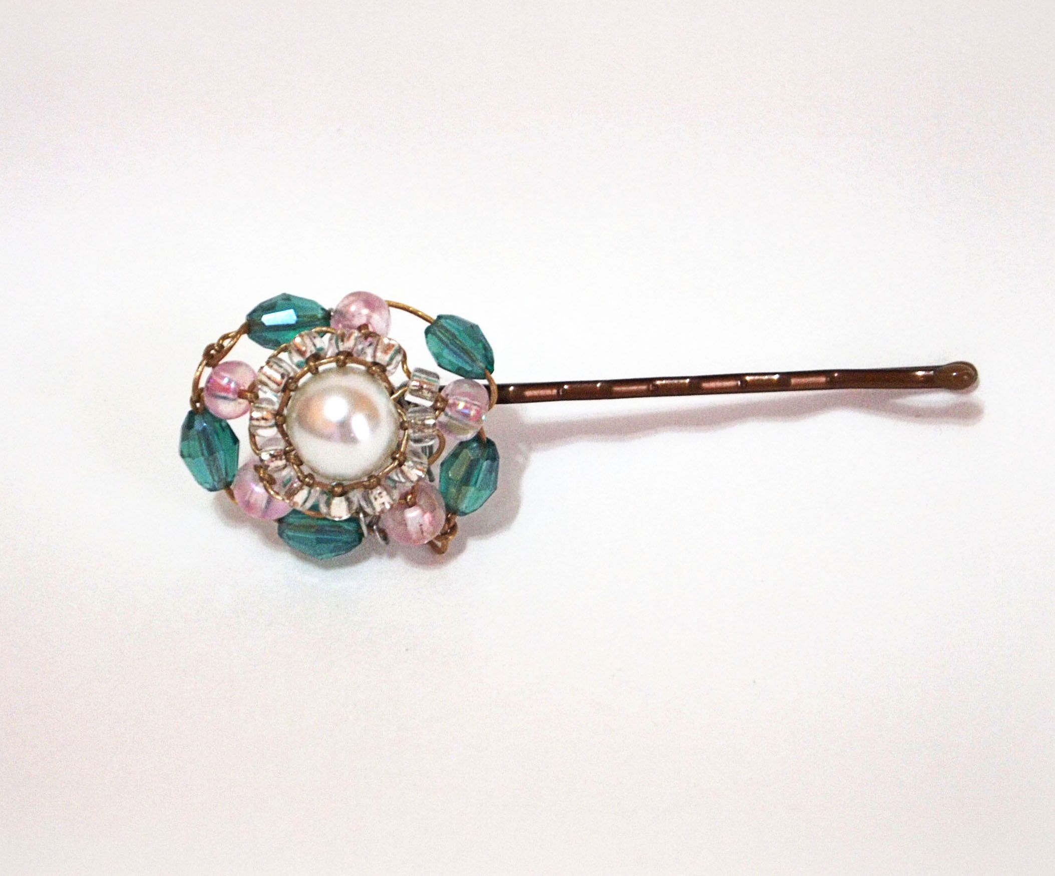 DIY Pearl & Beaded Hair Pin