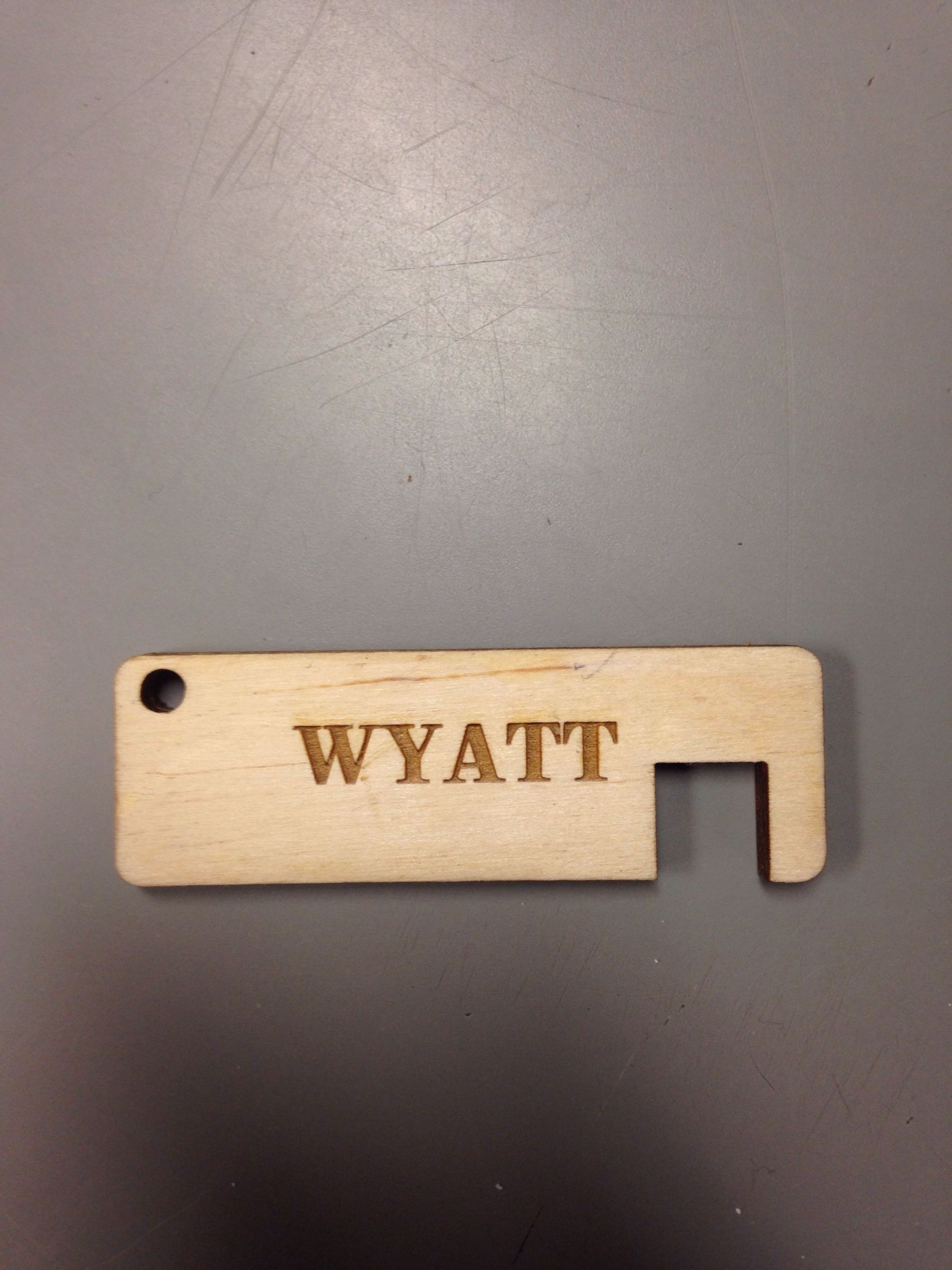 Laser Cut Portable Phone Stand