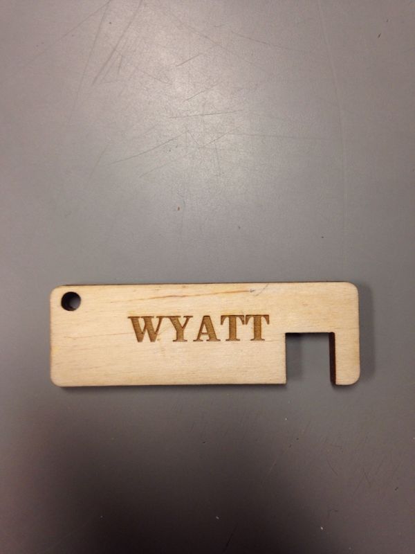 Laser Cut Portable Phone Stand