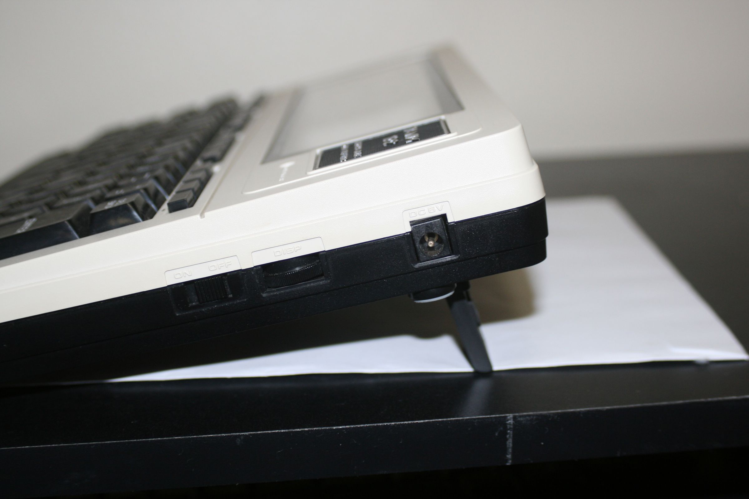 Adding Feet to a TRS Model 102 for better viewing