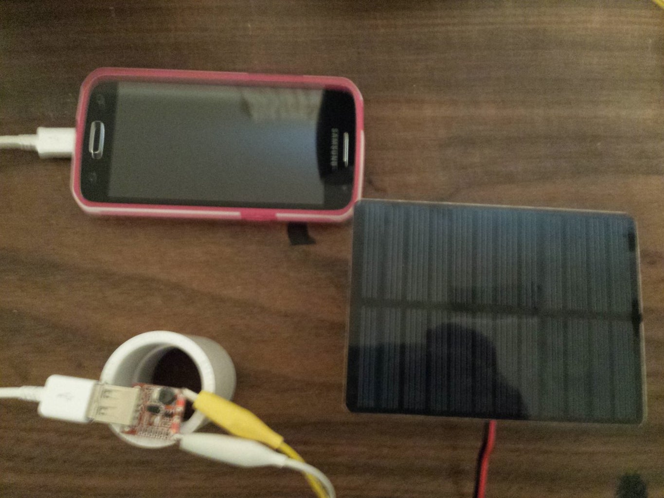 Diy Solar Phone Charger : 3 Steps Circuit Diagram