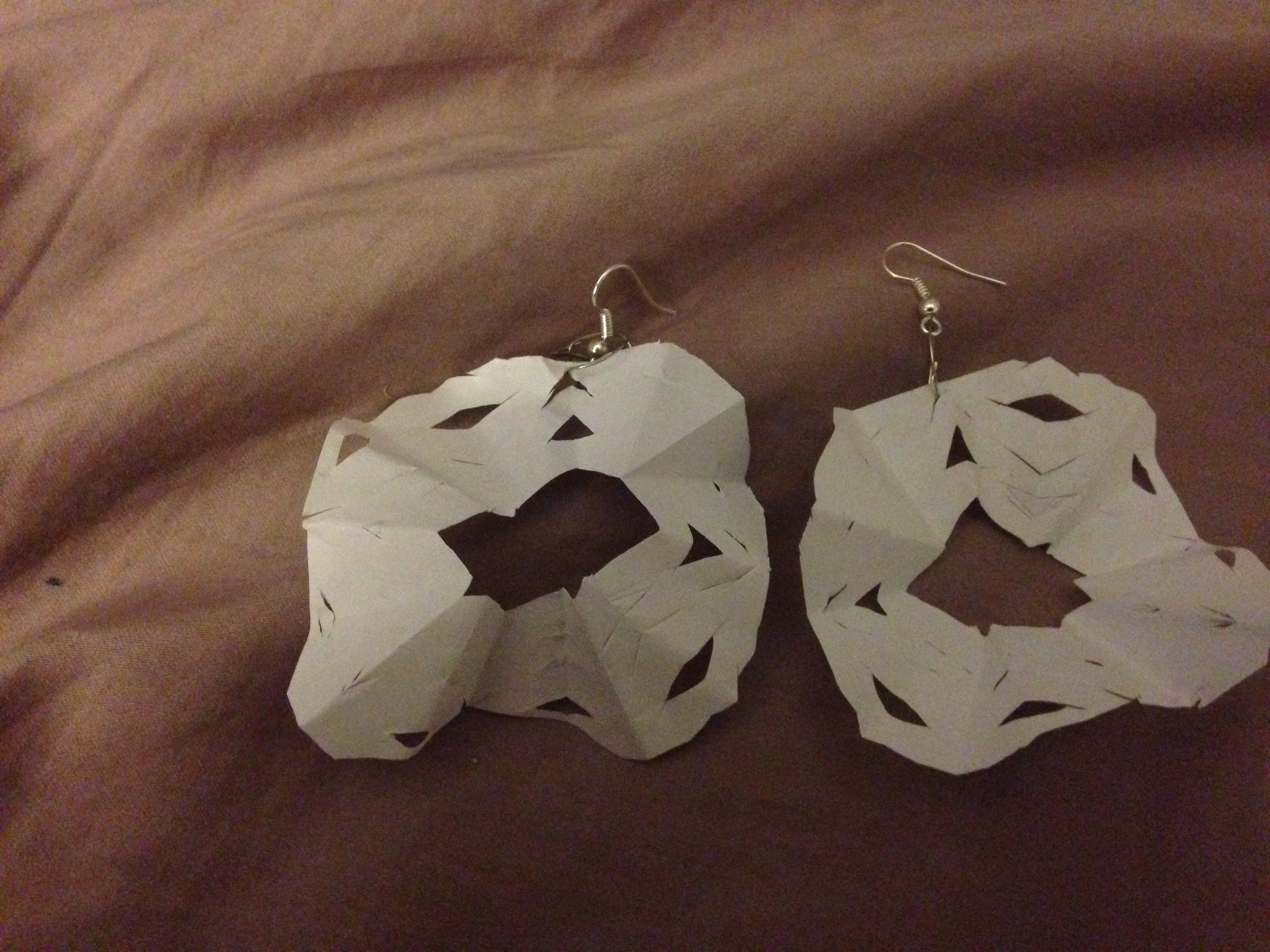 Paper Snowflake Earrings