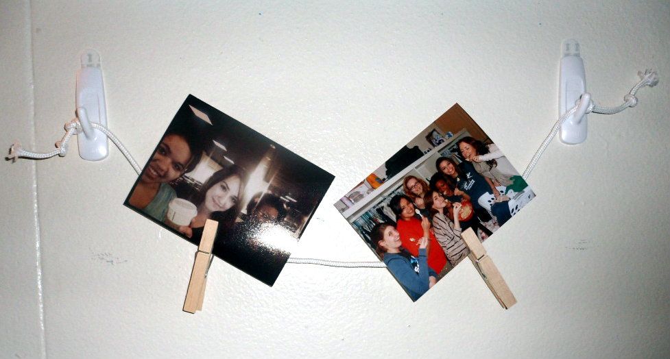 Clothes Pin Picture Display