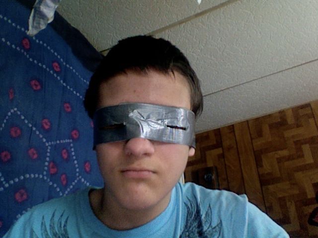Duck Tape Snow Goggles